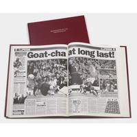 manchester city football newspaper book