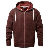 mason hooded jacket carmine red