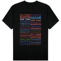 Major League Baseball Cities Colorful