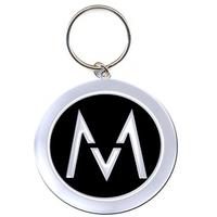 maroon 5 m logo standard keychain