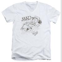 mad magazine sketch v neck