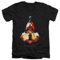 Man Of Steel - Fiery Glow V-Neck