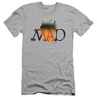 mad magazine torn logo slim fit