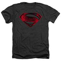man of steel red and black glyph