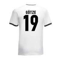 Mario Gotze Germany Ringer Tee (white-black)