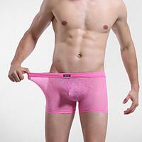 Manufacturers selling lace sexy slim waist boxer breathable cool comfort men\'s underwear lace boutique