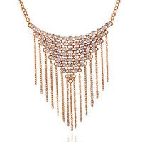 may polly europe is luxury diamond tassel necklace