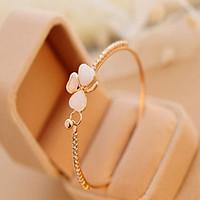 May Polly Clover opal full diamond bracelet