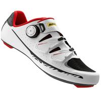 Mavic Ksyrium Pro II Road Cycling Shoes 2016 - White / Black / Red / EU44 2/3