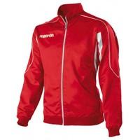 macron safon tracksuit jacket red