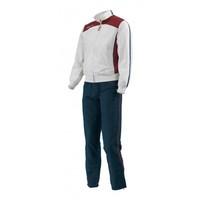 Macron Ghibli Tracksuit (white-maroon)