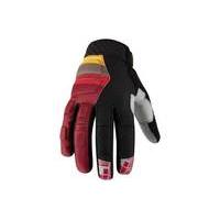 Madison Zenith Full Finger Glove | Black/Red - S