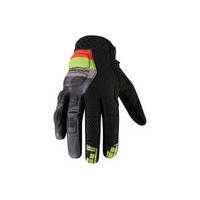 Madison Zenith Full Finger Glove | Black/Green - L