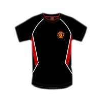 Manchester United Black Panel T Shirt Mens Medium Sl7157men-m-sl