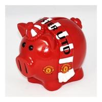 manchester united small scarf piggy bank