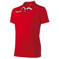 macron swing polo shirt red