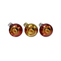 Manchester United Round Xmas Tree Baubles