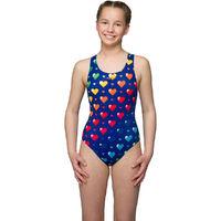 Maru Girl\'s My Pixel Heart Pacer Apollo Back (SS17) Children\'s Swimwear