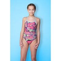 Maru Girl\'s Neon Giraffe Pacer Aero Back (AW16) Children\'s Swimwear