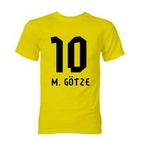 Mario Gotze Borussia Dortmund Hero T-Shirt (Yellow)