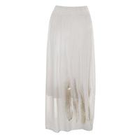 maxi skirt with foil detail