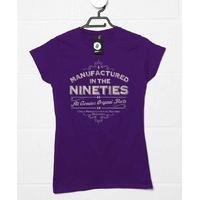 Manufactured In The Nineties Womens T Shirt