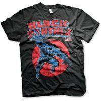 marvel t shirt black panther leap