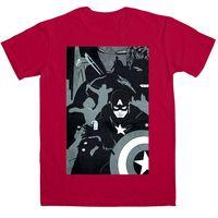 Marvel Comics T Shirt - Black Avengers