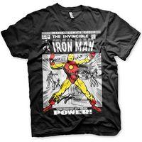 marvel comics t shirt iron man breaking free
