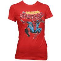 marvel comics womens t shirt spider man web slinger