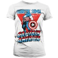 marvel comics womens t shirt captain america since 1941
