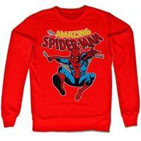 marvel comics sweatshirt spider man web slinger