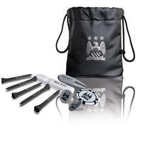 manchester city fc tote bag golf gift set