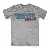 Marvel Men\'s Guardians of the Galaxy Vol. 2 Logo T-Shirt - Grey - XL