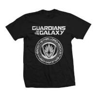 Marvel Men\'s Guardians of the Galaxy Vol.2 Seal T-Shirt - Black - XL