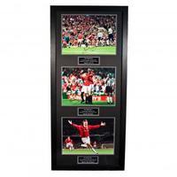 manchester united fc treble winners signed framed prints