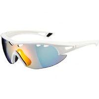 Madison Recon Glasses - Gloss White Frame / Carl Zeiss Vision Fire Mirror Lens