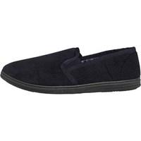 Mad Wax Mens Cord Slippers Navy