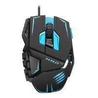 Mad Catz M.m.o. Te Gaming Mouse (black/blue) For Pc And Mac