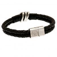 Manchester City F.C. Leather Bracelet