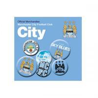 Manchester City F.C. Button Badge Set