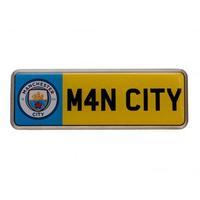 Manchester City F.C. Number Plate Badge