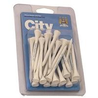manchester city football club wooden tees 30 pack