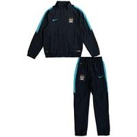 Manchester City Sideline Woven Warm Up Tracksuit - Kids