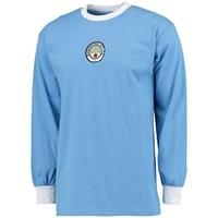 manchester city 1972 long sleeve home shirt