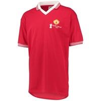 manchester united 1977 fa cup final retro home silver jubilee shirt