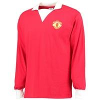 manchester united 1973 retro home shirt with no 7