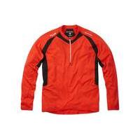 Madison Flux Long Sleeve Jersey | Red - M