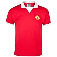 manchester united 1973 retro no 7 home shirt short sleeved