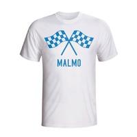 malmo waving flags t shirt white kids